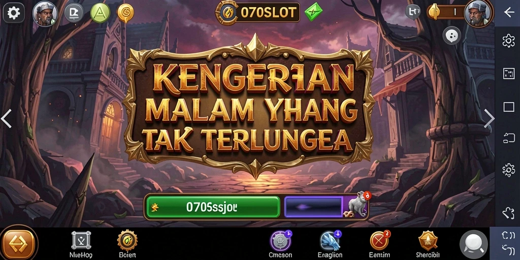 Gameplay menegangkan di dalam dunia kegelapan dan horor.
