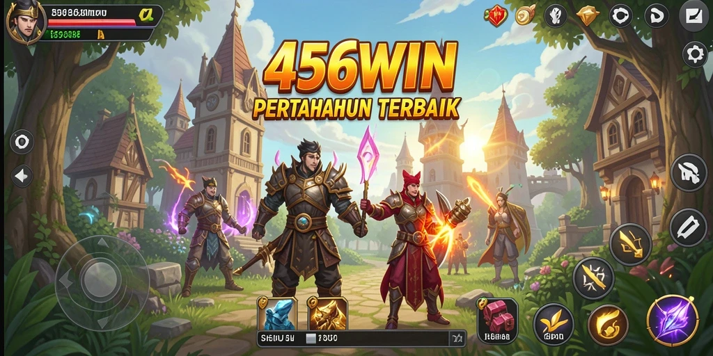 Screenshot utama 456WIN menampilkan gameplay Tower Defense yang seru dan menantang.