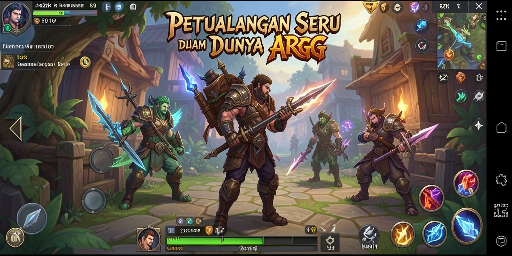 Screenshot utama 5ZK menampilkan aksi pertempuran yang mendebarkan.