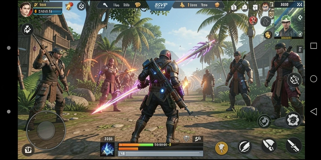 Tampilan gameplay menarik dari 8SVIP yang menunjukkan simulasi mendalam.