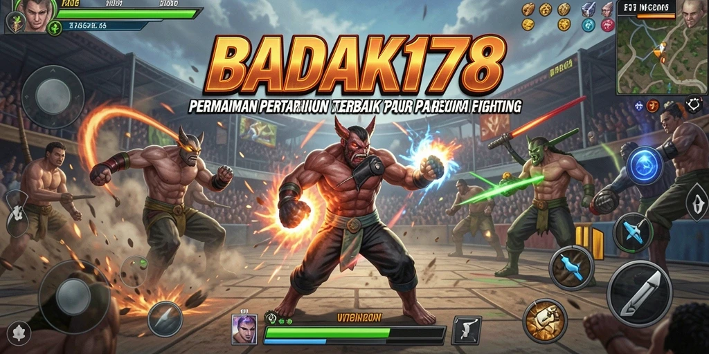 Tampilan gameplay <strong>BADAK178</strong> yang seru dan mendebarkan saat pertarungan berlangsung.