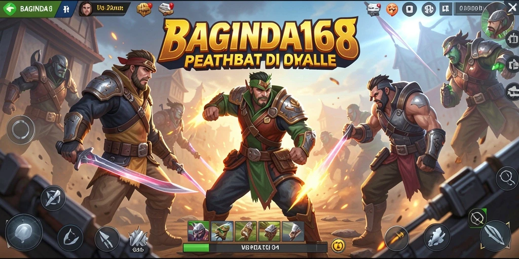 Gambaran gameplay seru dari <strong>BAGINDA168</strong> dalam pertempuran Battle Royale.