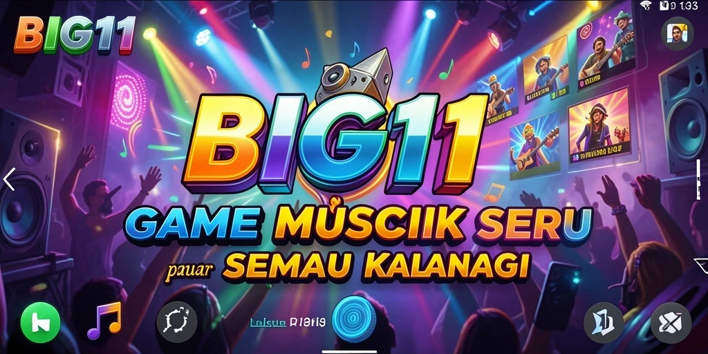 Screenshot gameplay <strong>BIG11</strong> menampilkan aksi permainan musik yang mengasyikkan.