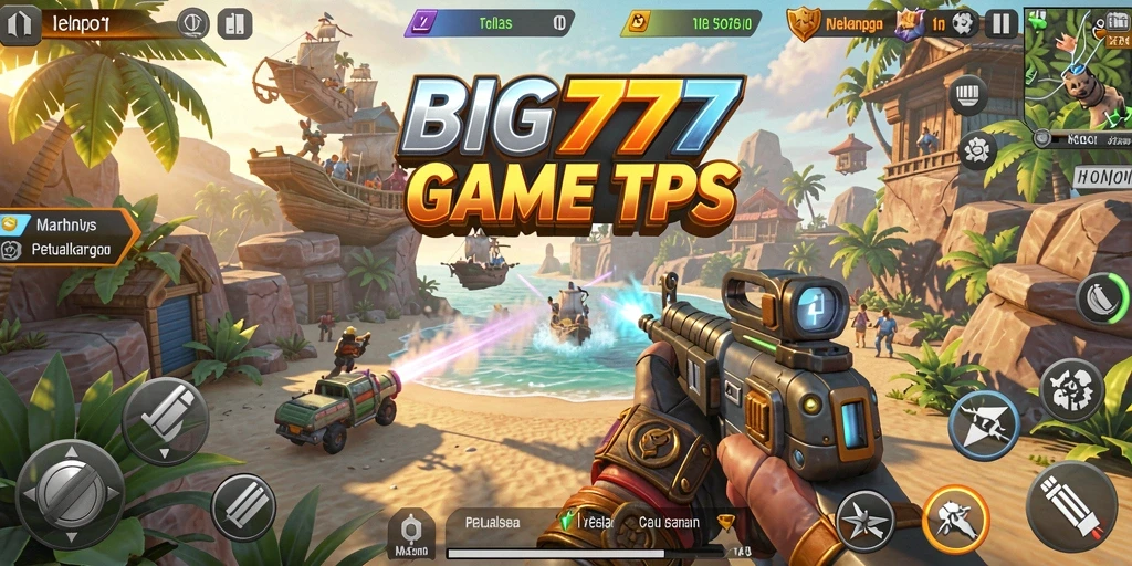 Gameplay mendebarkan dalam BIG777 dengan aksi tembak-menembak yang seru.