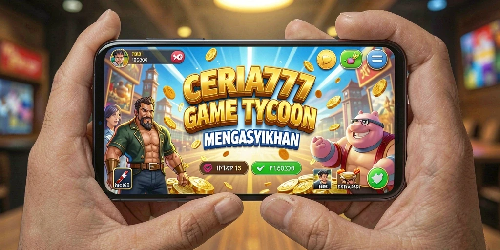 Screenshot CERIA777 menampilkan aksi seru dalam membangun empire Tycoon.