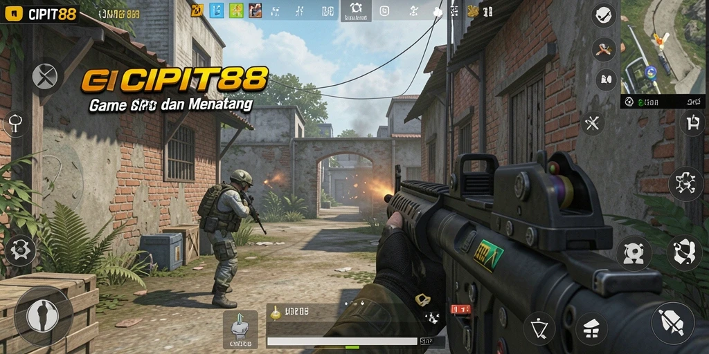 Tangkapan layar menampilkan aksi intens di gameplay <strong>CIPIT88</strong>.