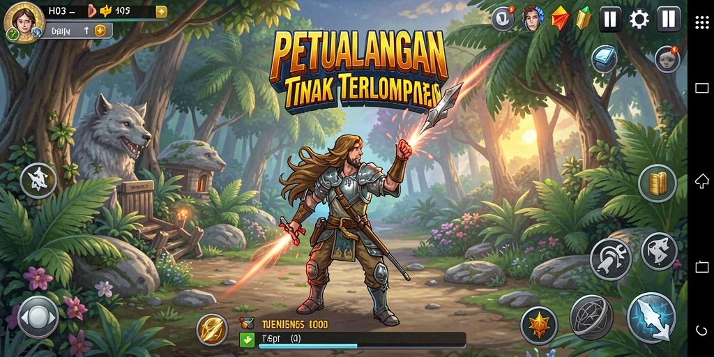 Tampilan gameplay H03 yang penuh aksi dalam petualangan seru.