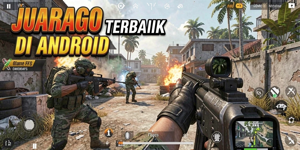 Tampilan menarik dari gameplay JUARAGO yang intens dan strategis.