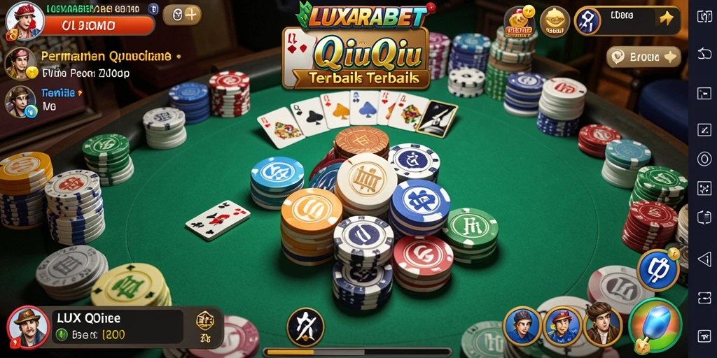 Tampilan gameplay QiuQiu yang menarik dari LUXARABET.
