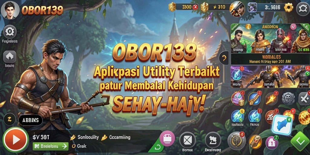 Tampilan antarmuka OBOR138 yang user-friendly untuk utilitas harian.