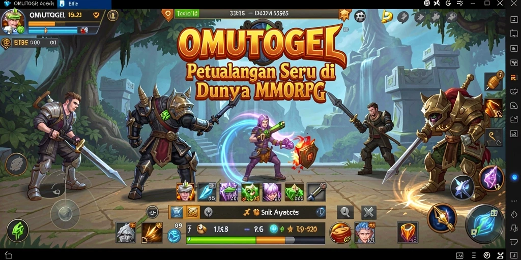 Tampilan gameplay seru dan mendebarkan di OMUTOGEL.