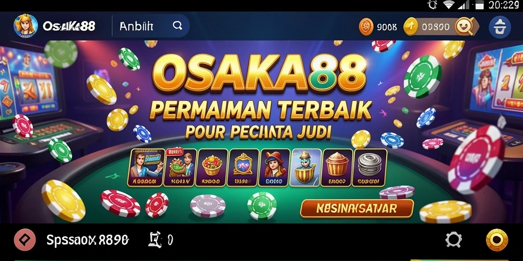 Tampilan gameplay menarik di OSAKA88 dengan suasana kasino yang seru.