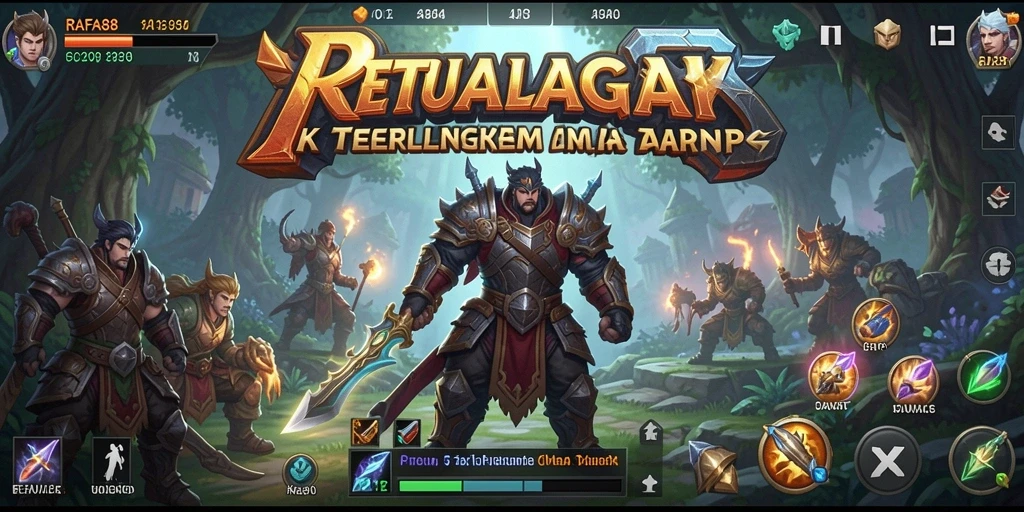 Tampilan gameplay menakjubkan RAFA88 dengan aksi ARPG yang dinamis.