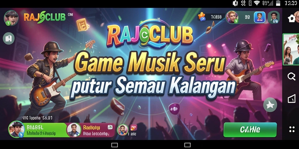 Tampilan gameplay RAJACLUB dengan antarmuka interaktif dan dinamis.