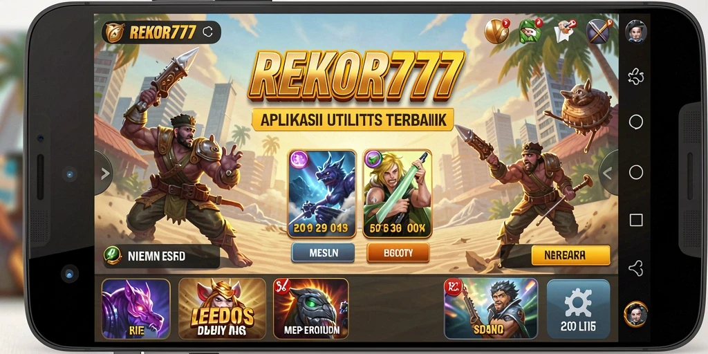 Tangkapan layar utama <strong>REKOR777</strong> menunjukkan antarmuka yang bersih dan intuitif untuk pengguna.