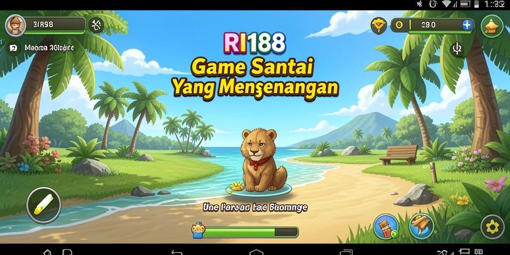 Screenshot gameplay RI188 menampilkan keseruan bermain game Casual.