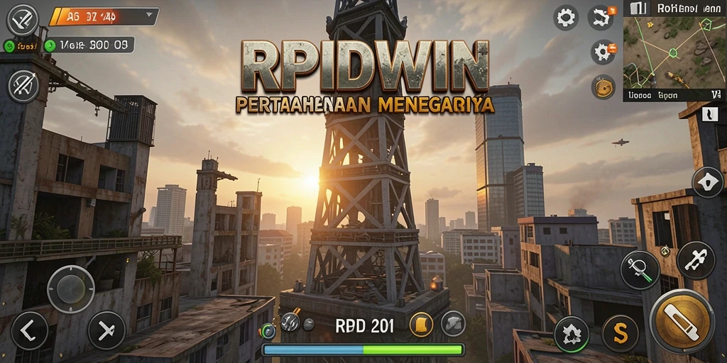 Tampilan gameplay seru dan menegangkan dalam RPIDWIN.