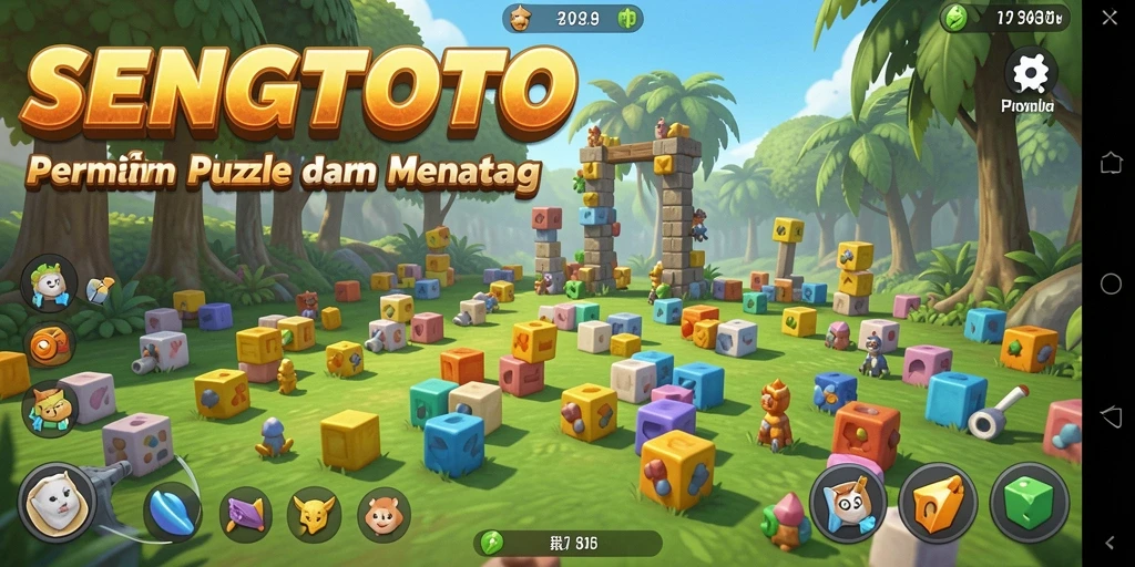 Tampilan gameplay SENGTOTO yang menantang dan seru.