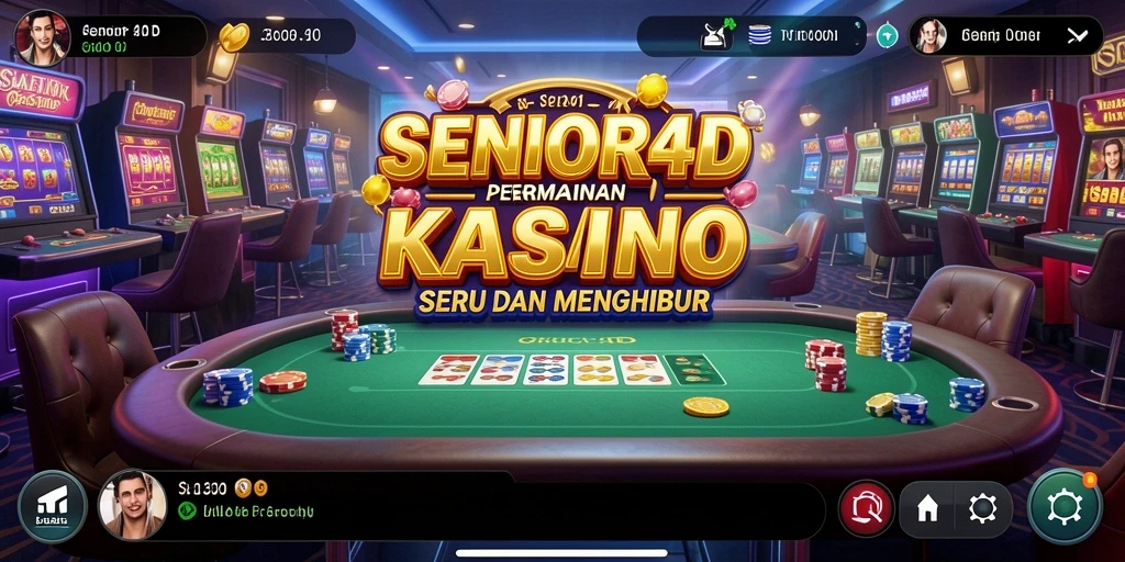 Tampilan gameplay seru di SENIOR4D yang menarik dan interaktif.