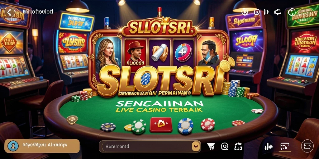 Tampilan gameplay menarik dari SLOTSRI yang menunjukkan keseruan pengalaman Live Casino.