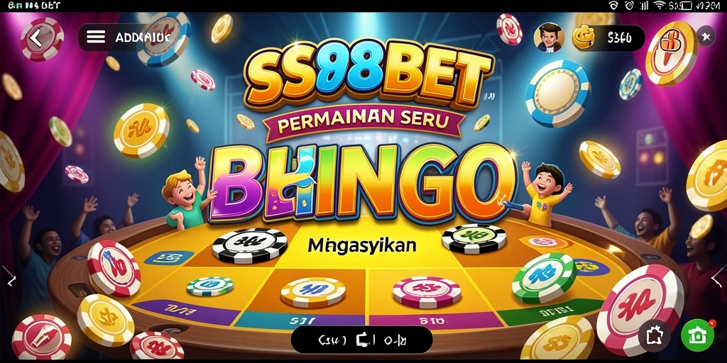 Tampilan gameplay menarik dari permainan Bingo SS88BET.