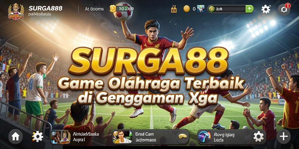Pengalaman gameplay SURGA88 menampilkan aksi olahraga yang menegangkan.