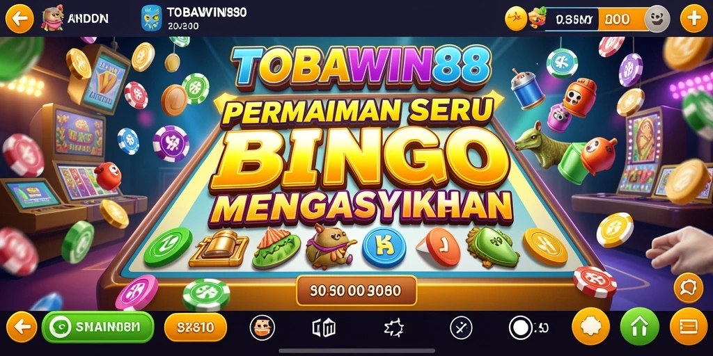 Screenshot gameplay TOBAWIN88 yang menampilkan suasana Bingo yang seru.